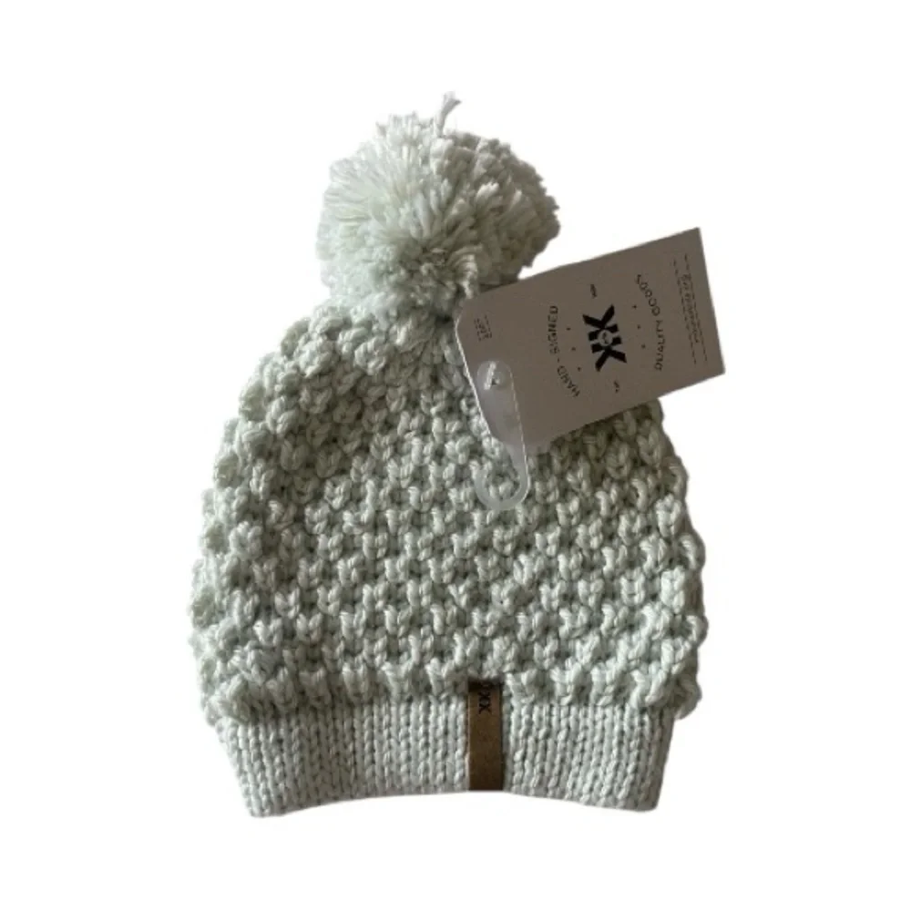NWT-KROCHET KIDS-TWO KNIT BEANIES